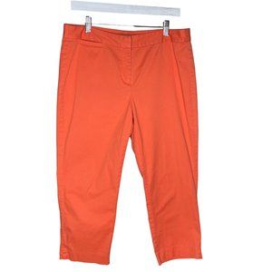 J Jill Coral Stretch Ankle Pants Womens Size 10